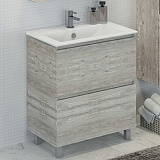 Comforty Тумба с раковиной Верона 75 дуб белый